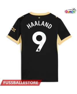 Günstige Manchester City Erling Haaland #9 Auswärtstrikot Damen 2026-27 Kurzarm